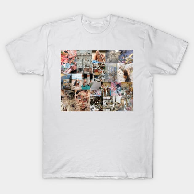 artist aesthetic collage T-Shirt by morgananjos